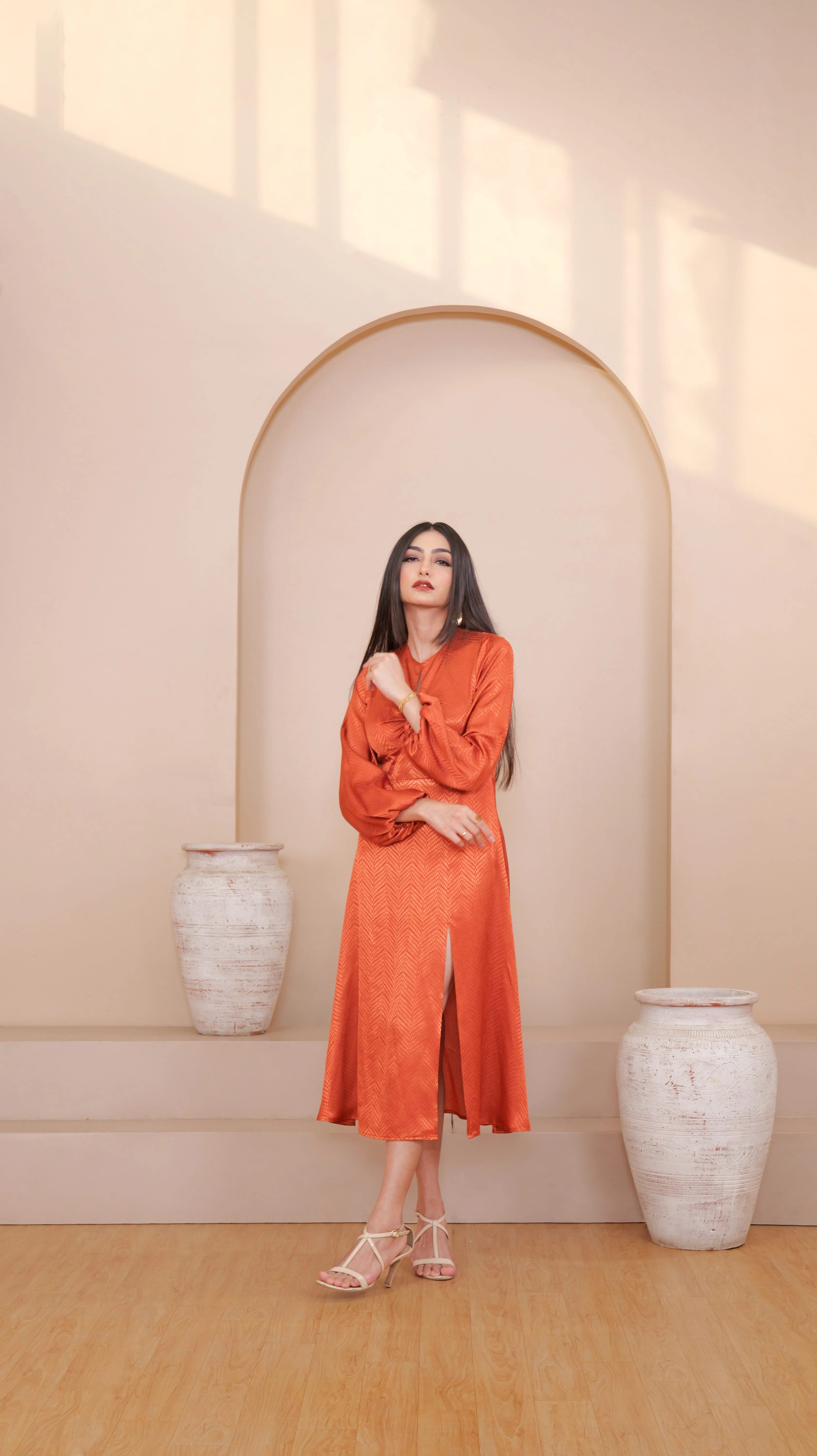 BELLA SIDE SLIT DRESS