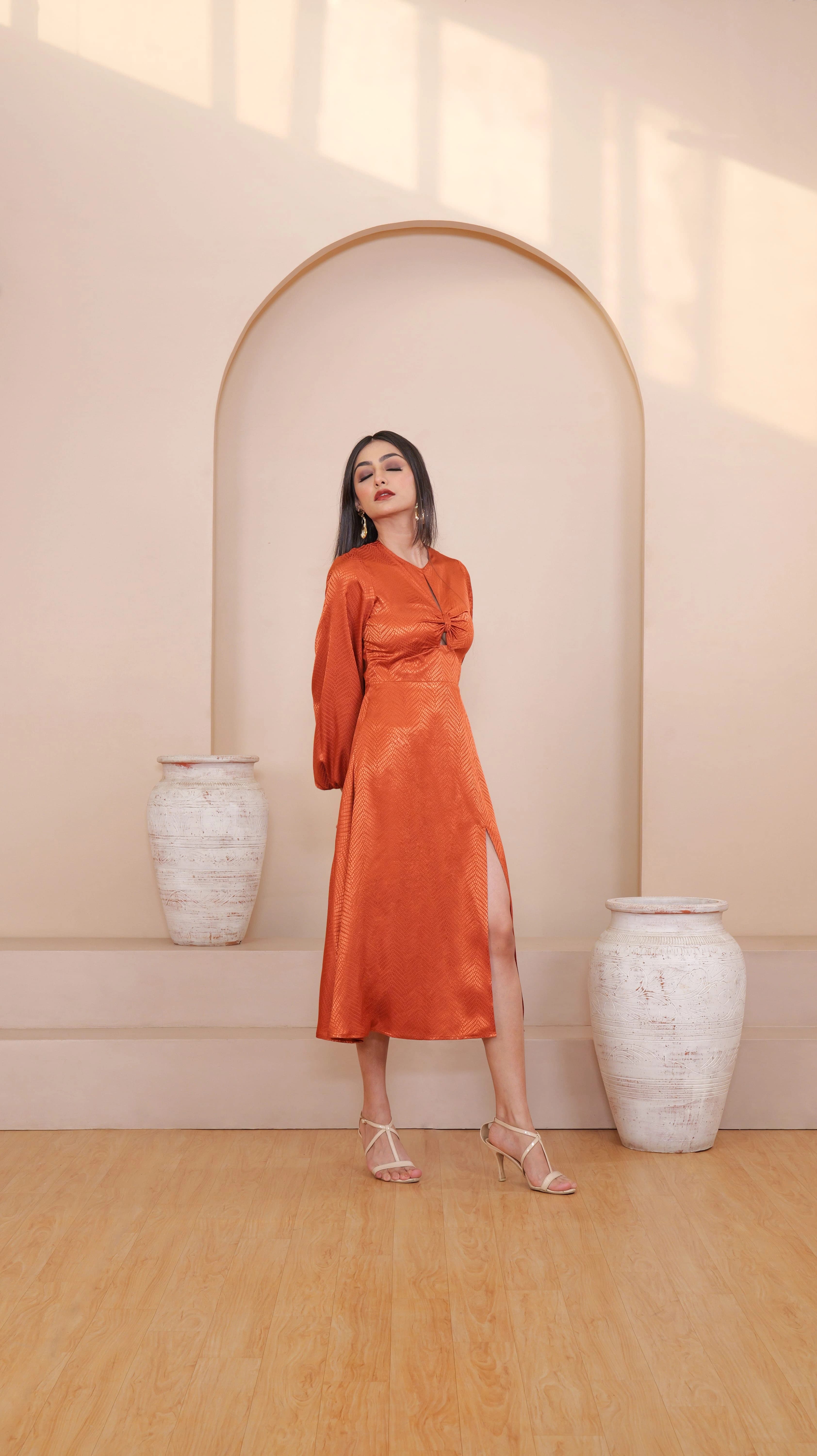 BELLA SIDE SLIT DRESS