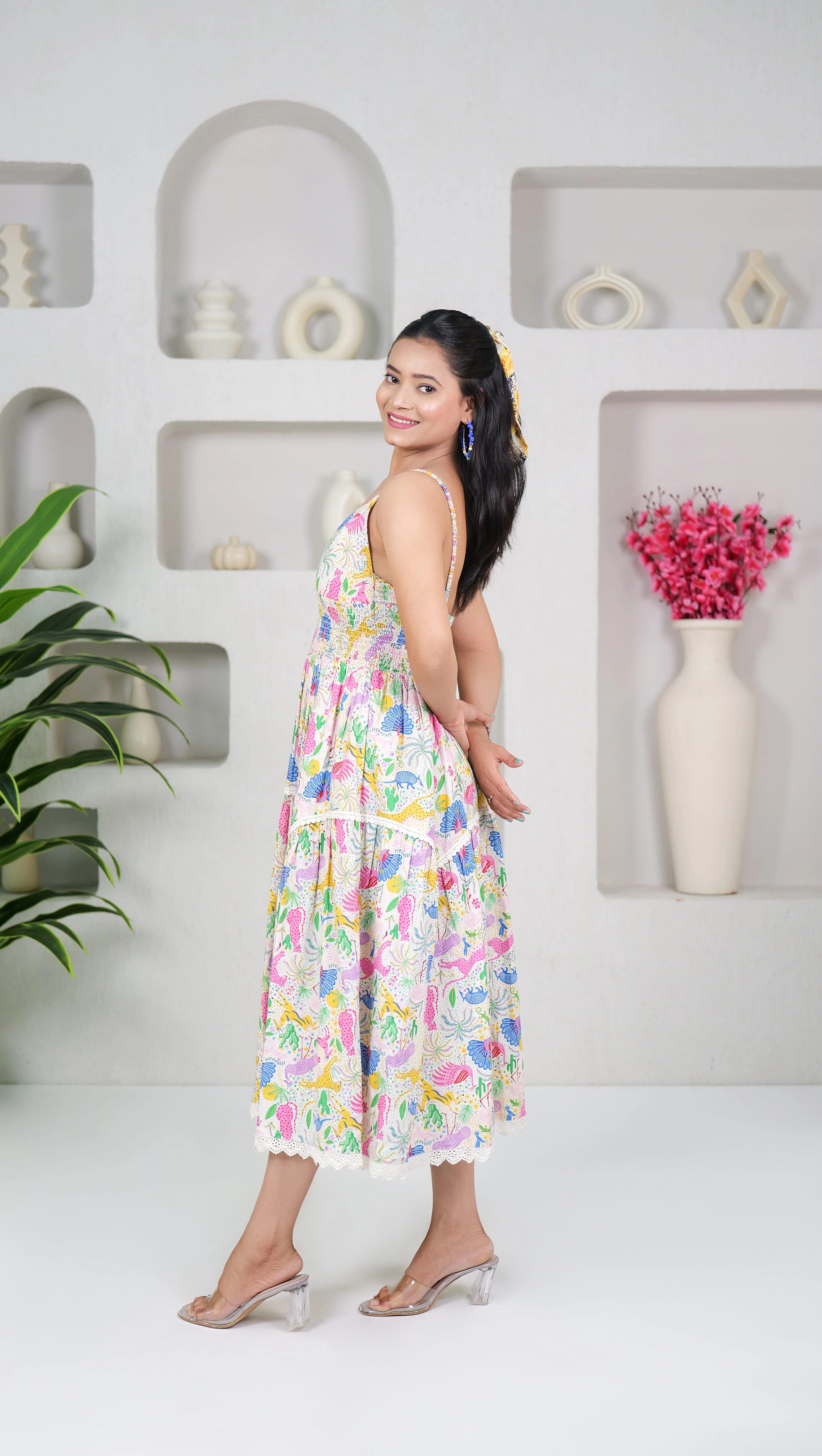 TROPICAL DRIFT DRESS