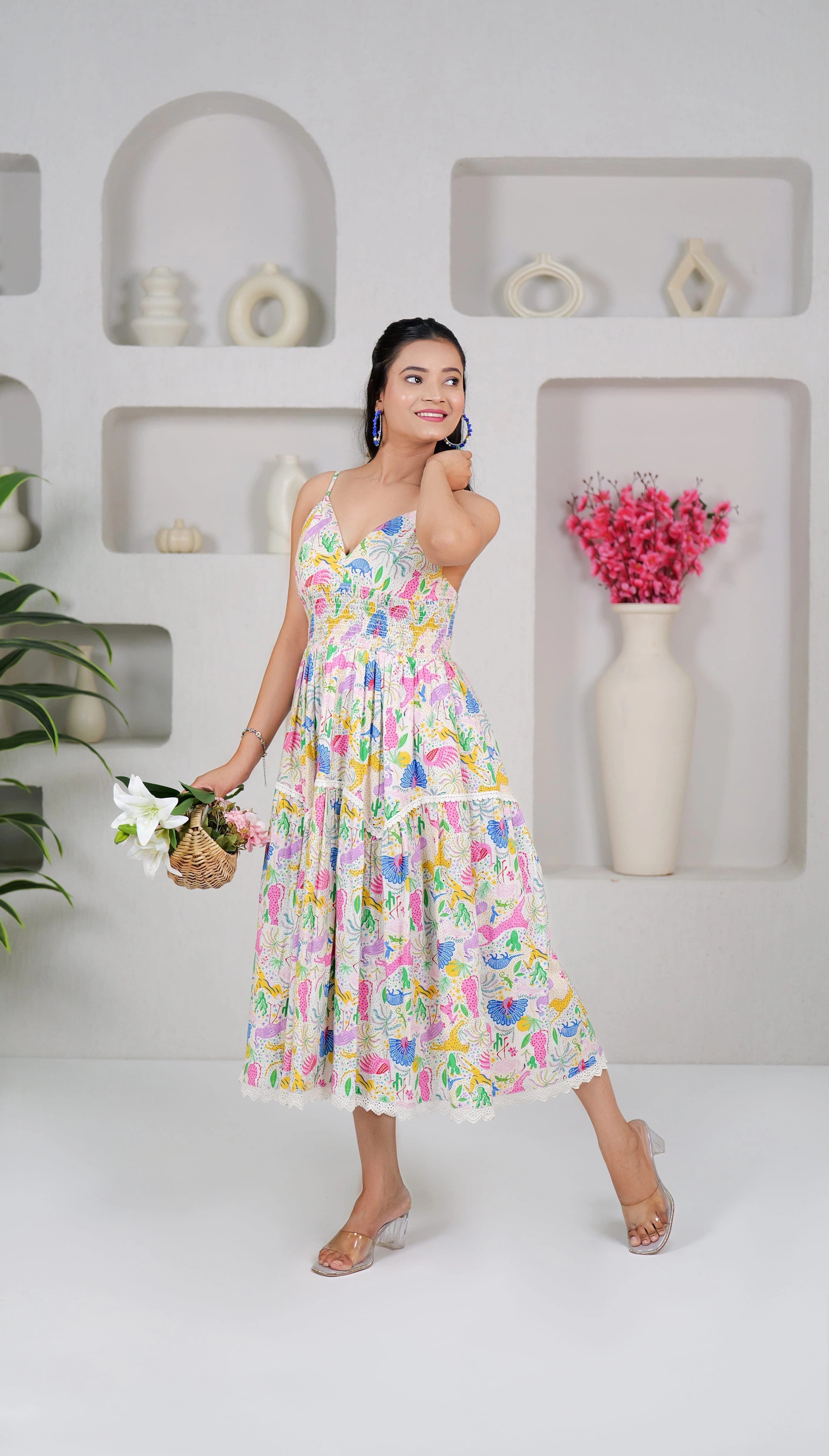 TROPICAL DRIFT DRESS