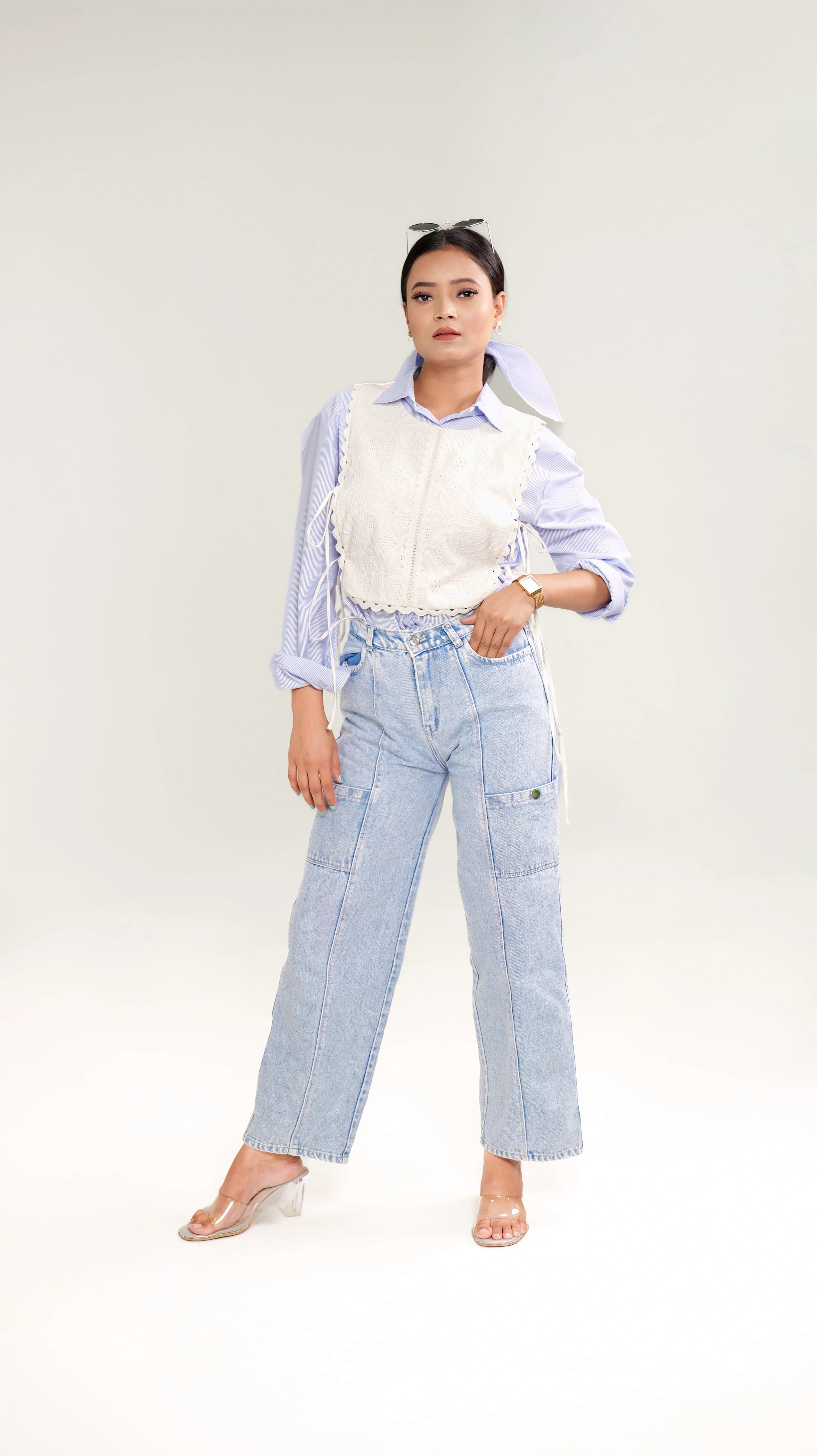 THARA SHIRT WITH CAPE