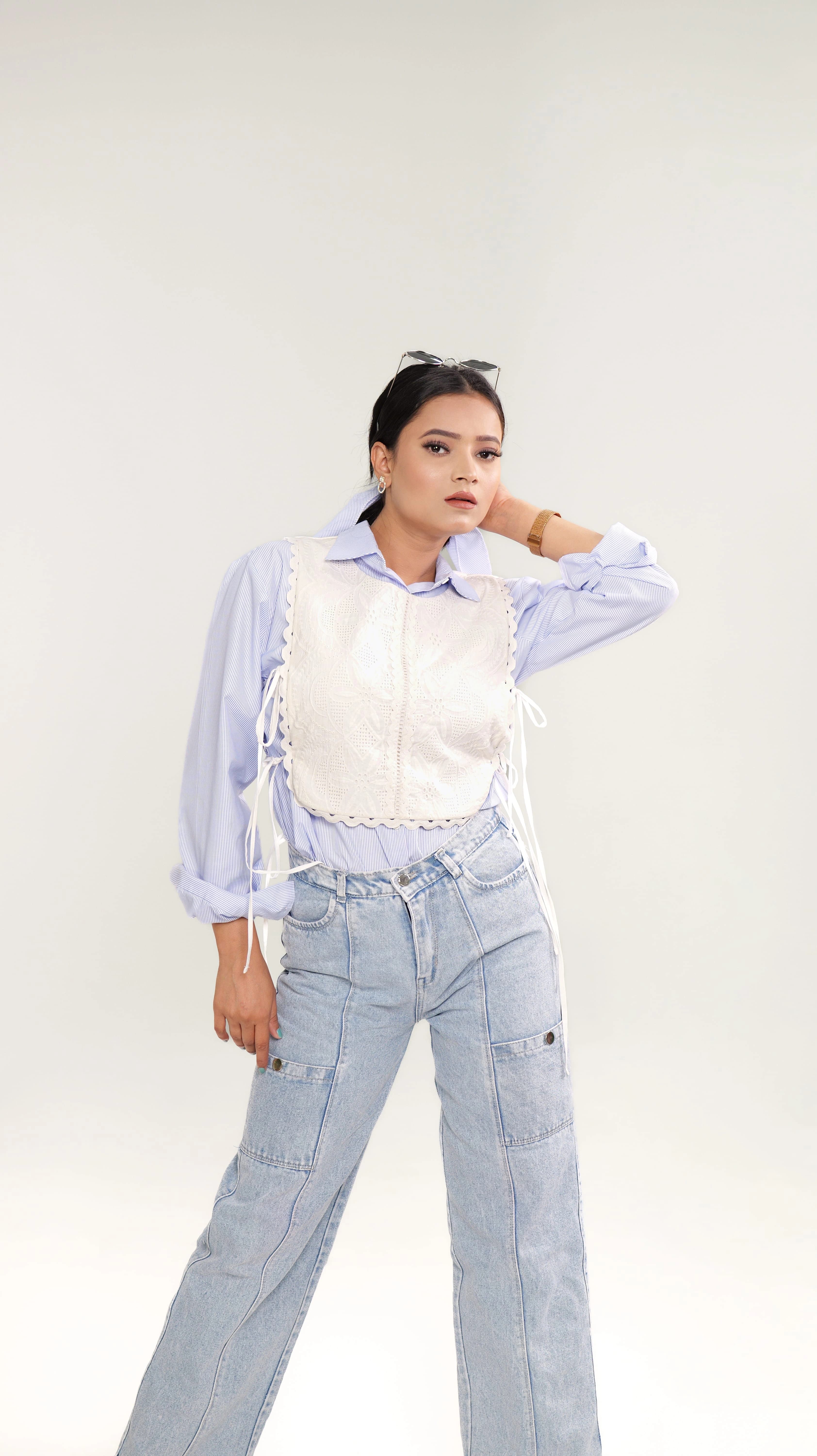 THARA SHIRT WITH CAPE