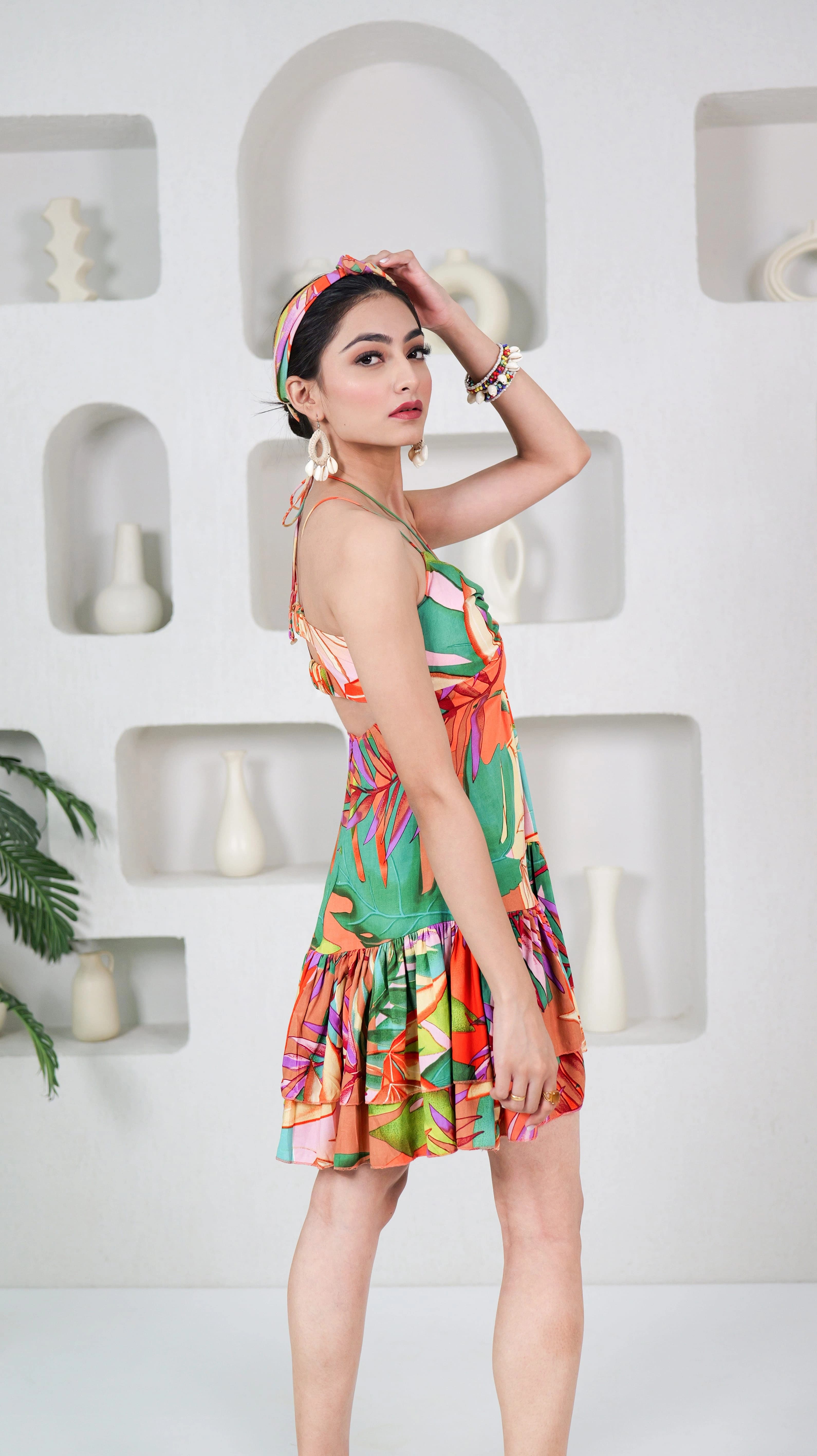 PALM SERENADE DRESS