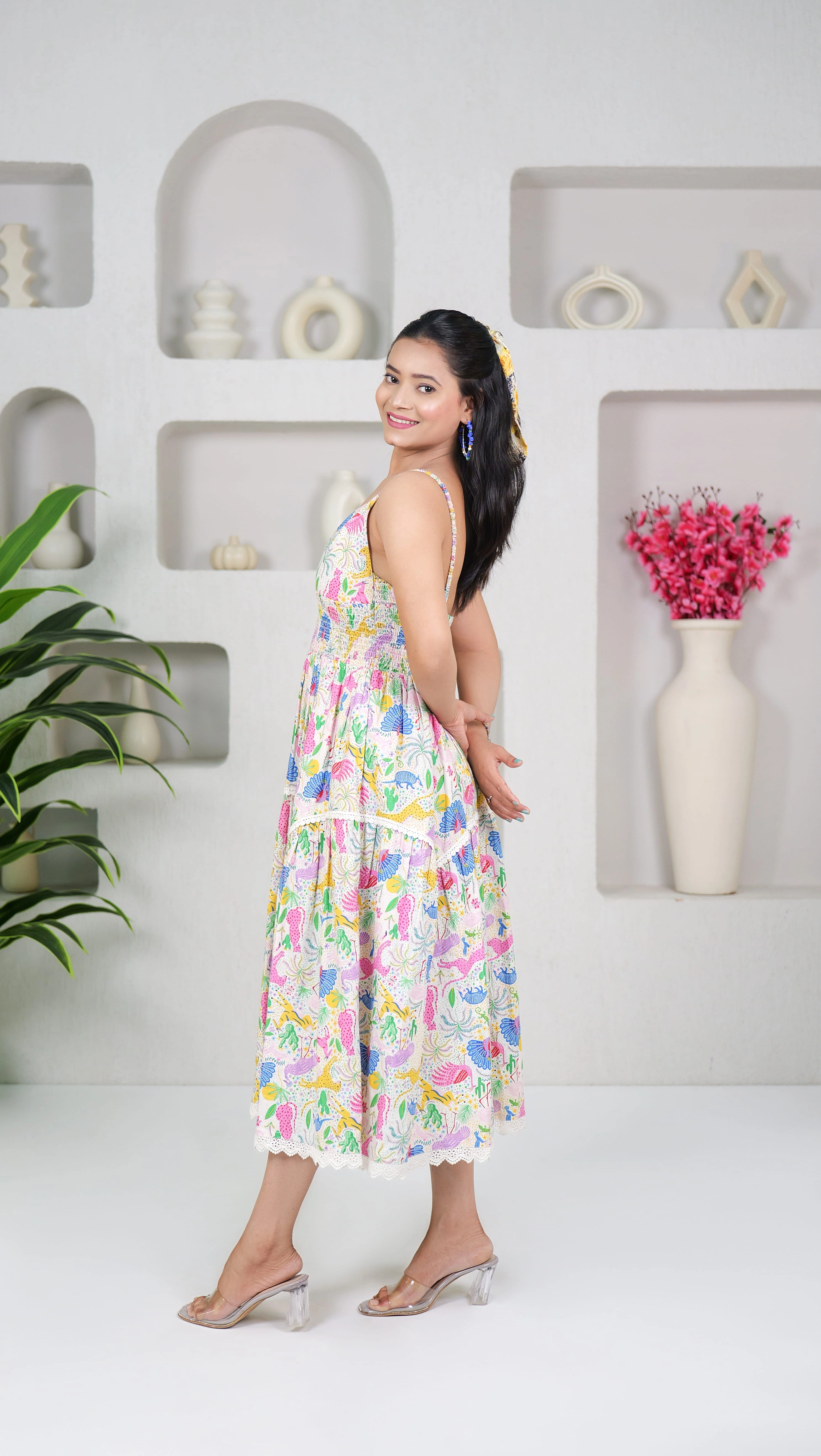 TROPICAL DRIFT DRESS