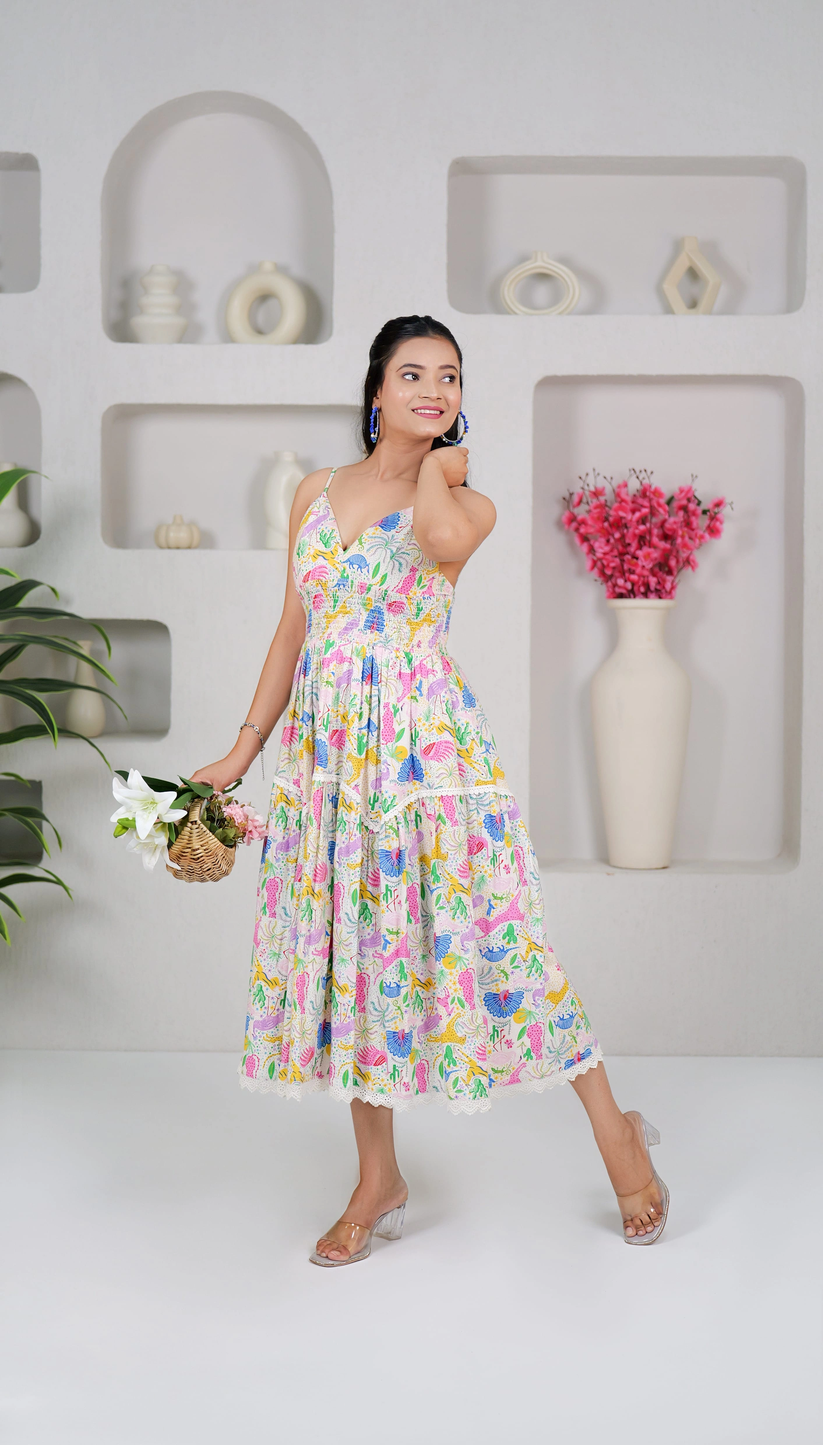 TROPICAL DRIFT DRESS