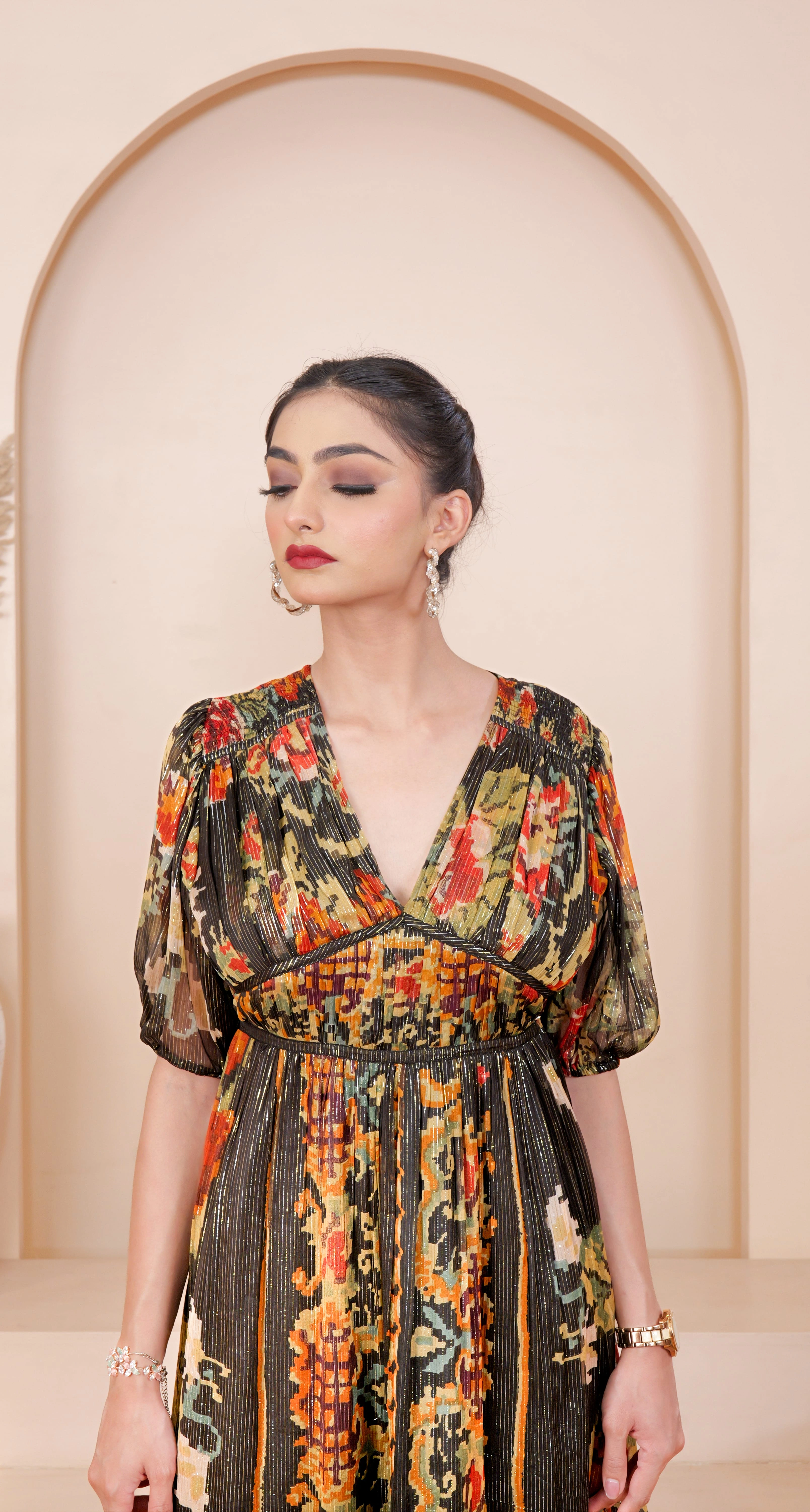KAELY RUCHED DRESS