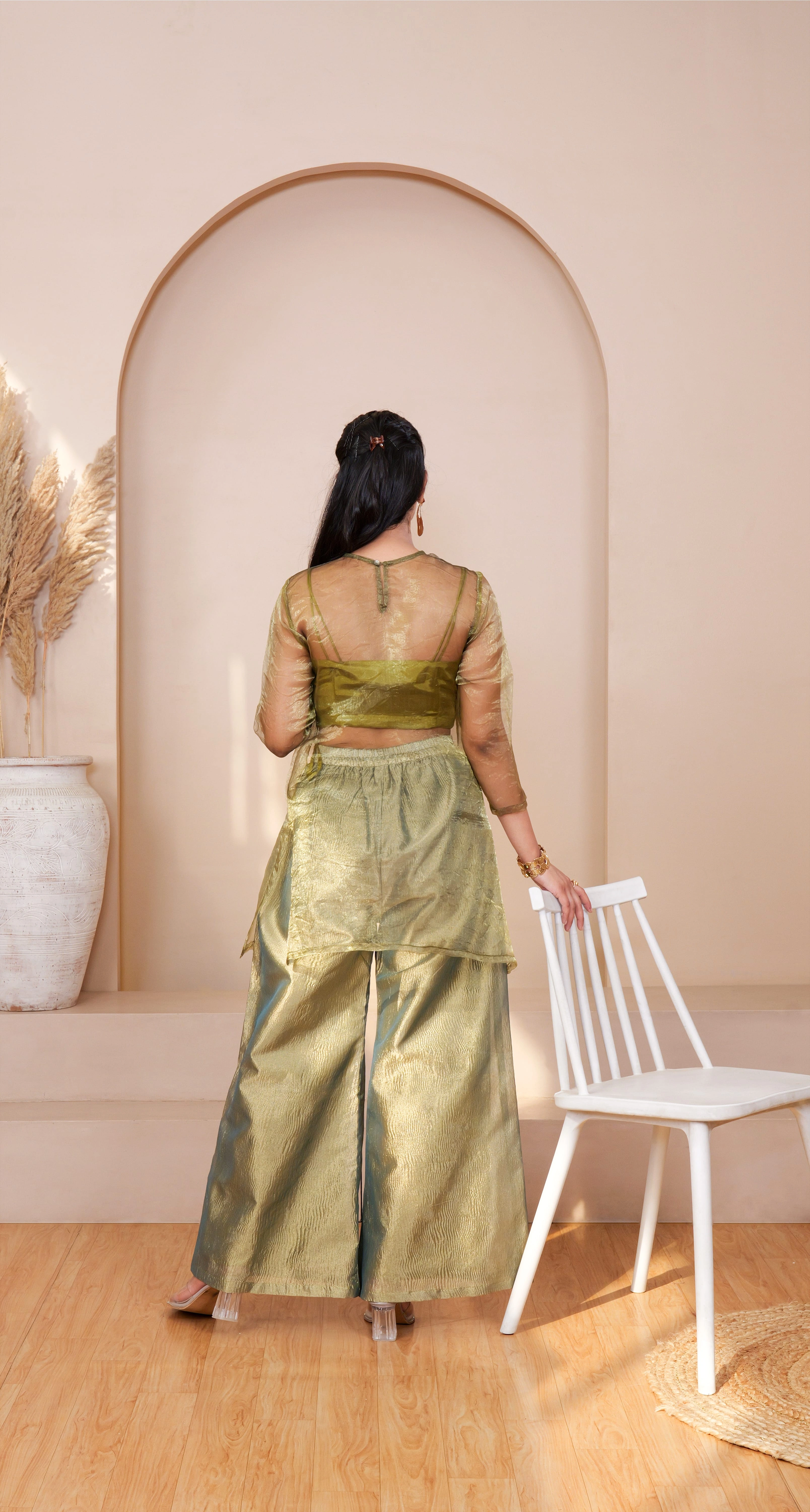ZYRA TRANSPARENT KURTA SET