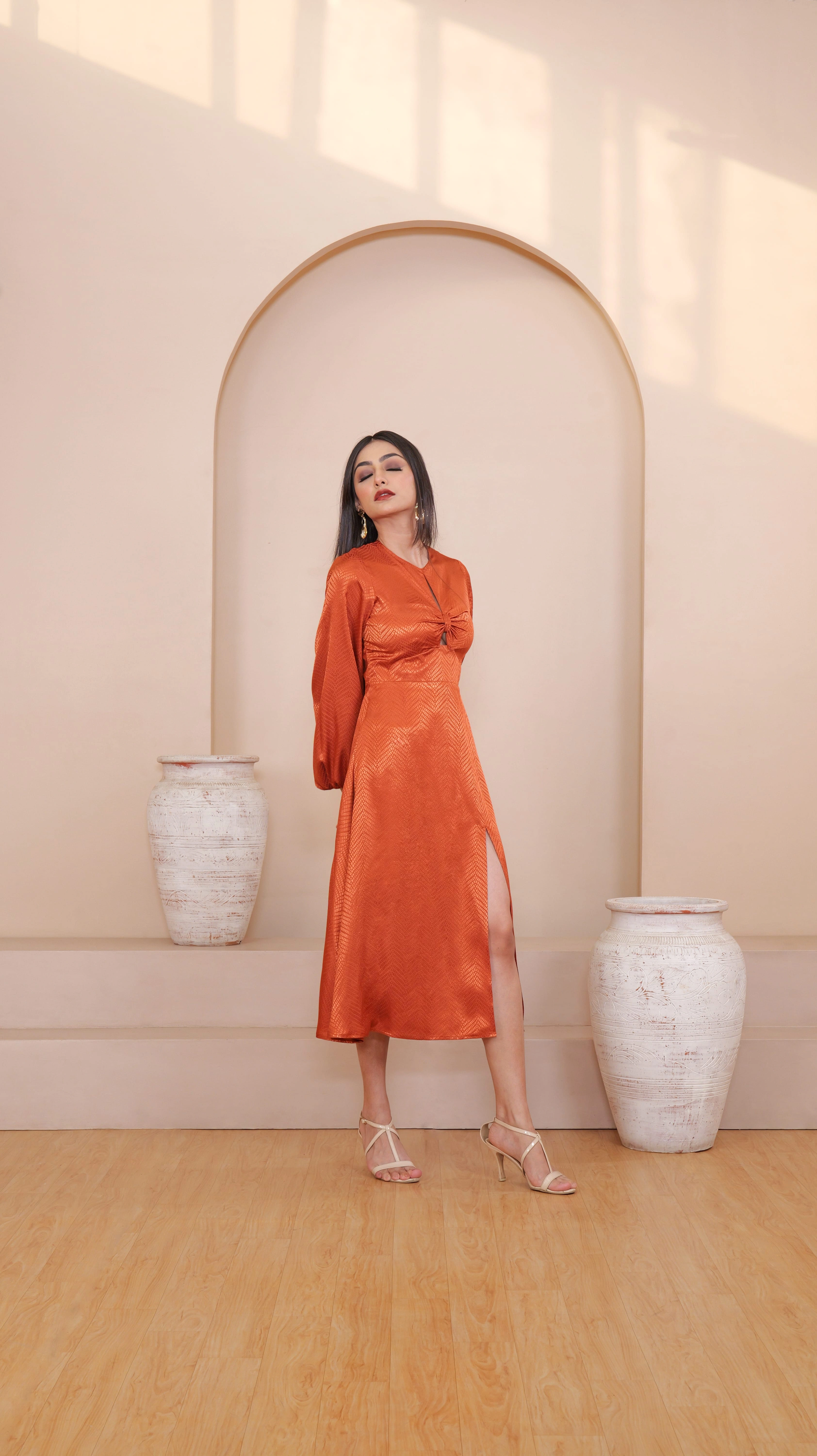 BELLA SIDE SLIT DRESS