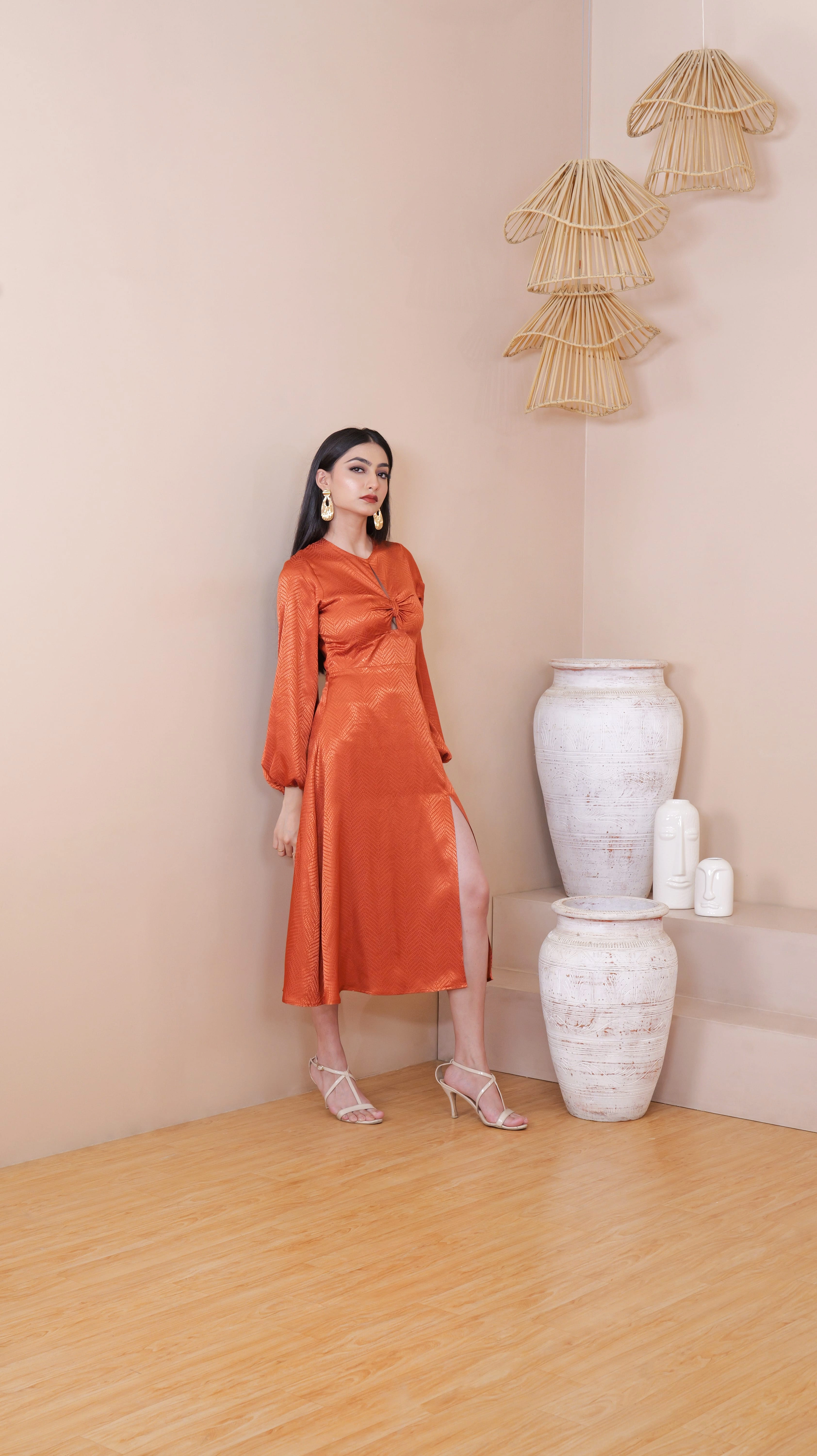 BELLA SIDE SLIT DRESS