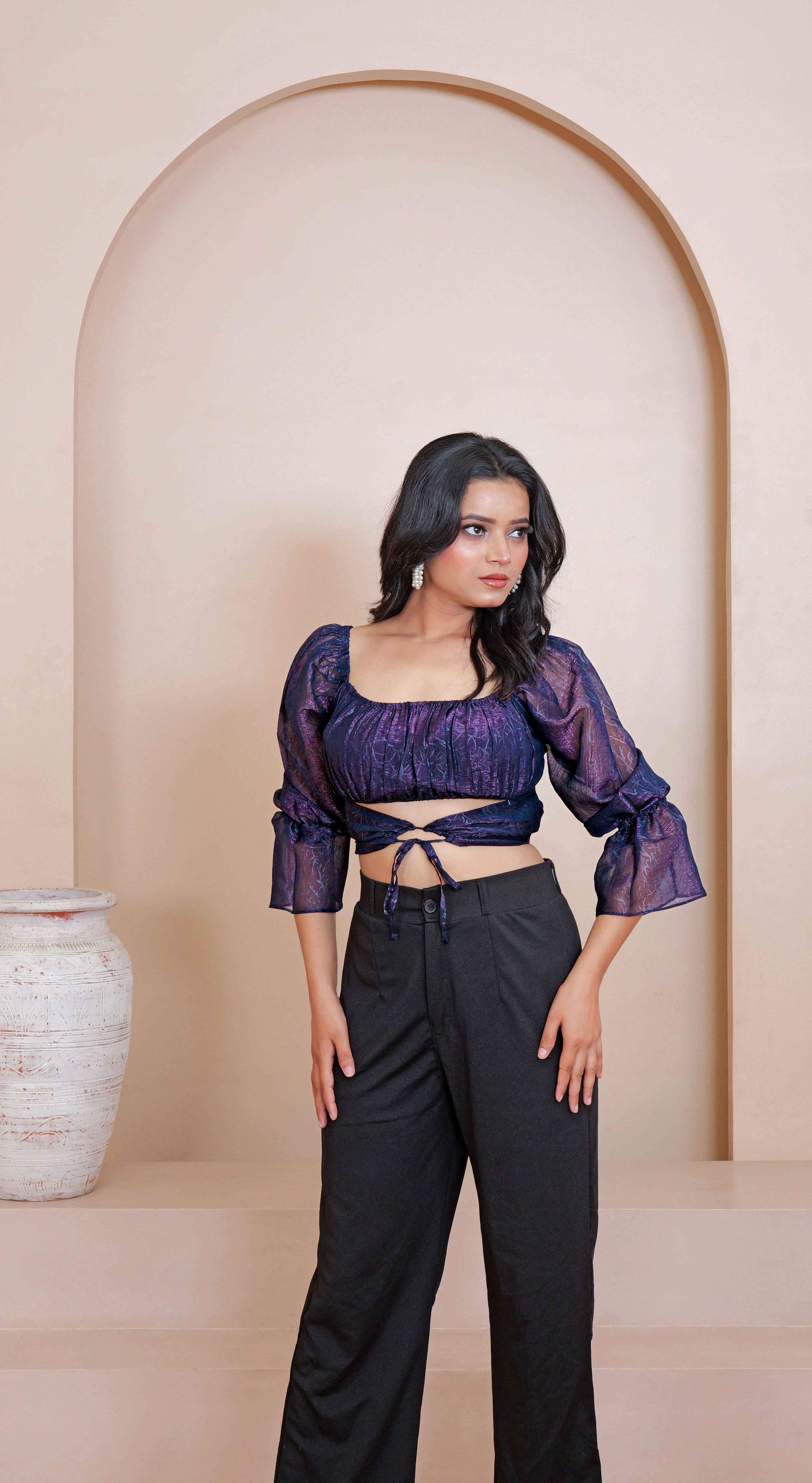 COSMO SQUARE NECK TOP