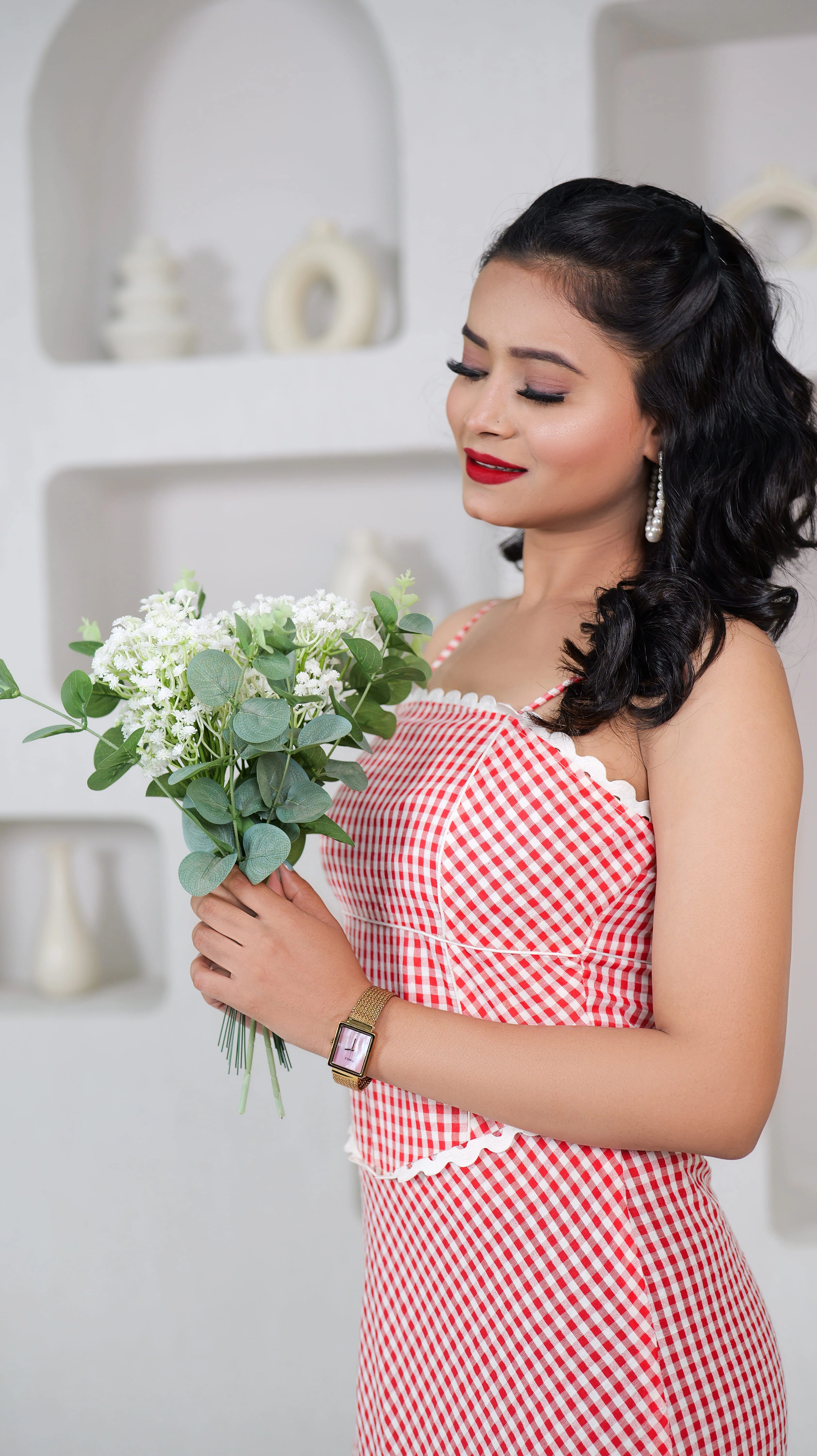 LINEA GINGHAM DRESS